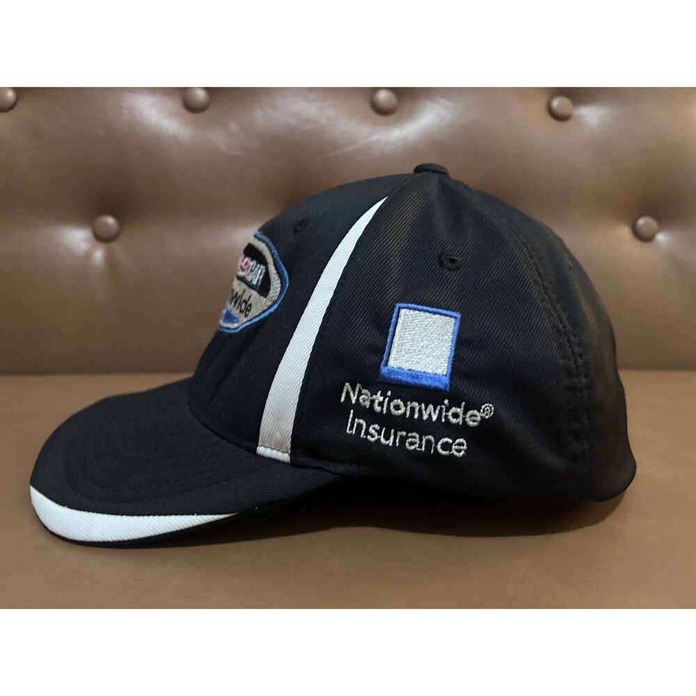 NASCAR Hat L/XL Nationwide Series 2008 2014 Authentic Stretch Victory Lane - Picture 4 of 8